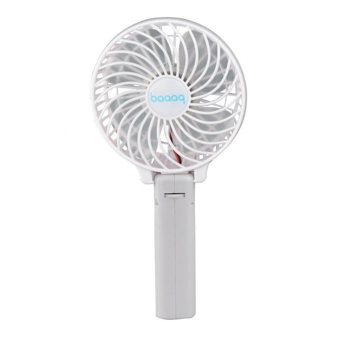 Baaaq Handheld Mini Battery Fan Foldable Fans for Home and Travel (Foldable Fans, Blue) N16
