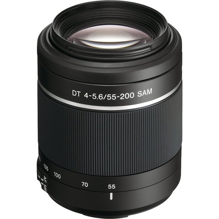 Sony Alpha A68 Digital SLR Camera Body with 55-200mm DT Lens + 64GB Card + Battery + Backpack + Flash + Diffuser... N2