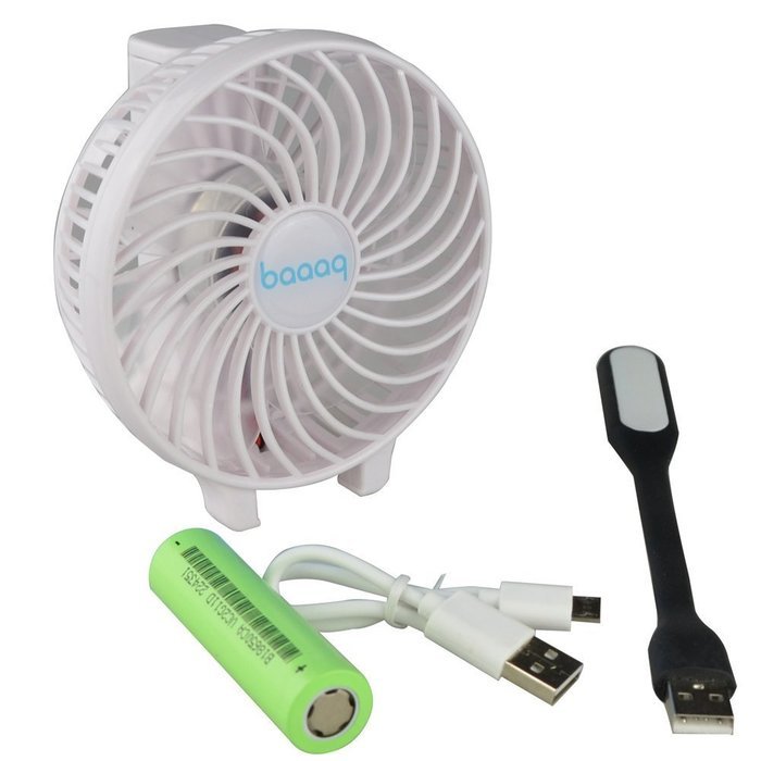 Baaaq Handheld Mini Battery Fan Foldable Fans for Home and Travel (Foldable Fans, Blue) N17