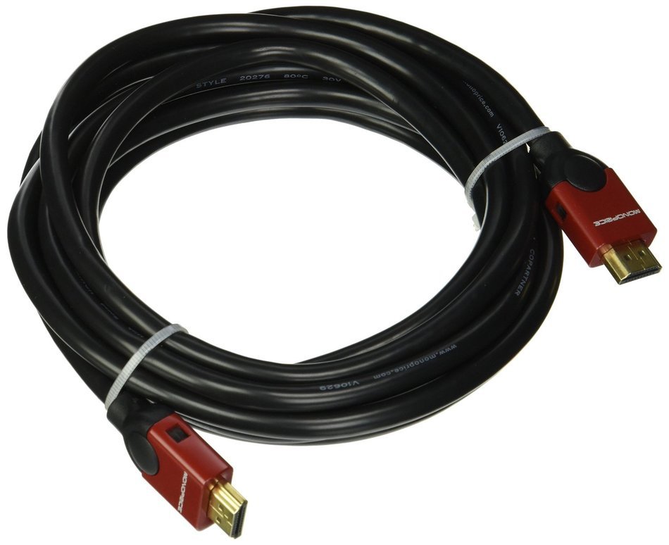 Monoprice Select Metallic Series High Speed HDMI Cable with Ethernet, 6ft