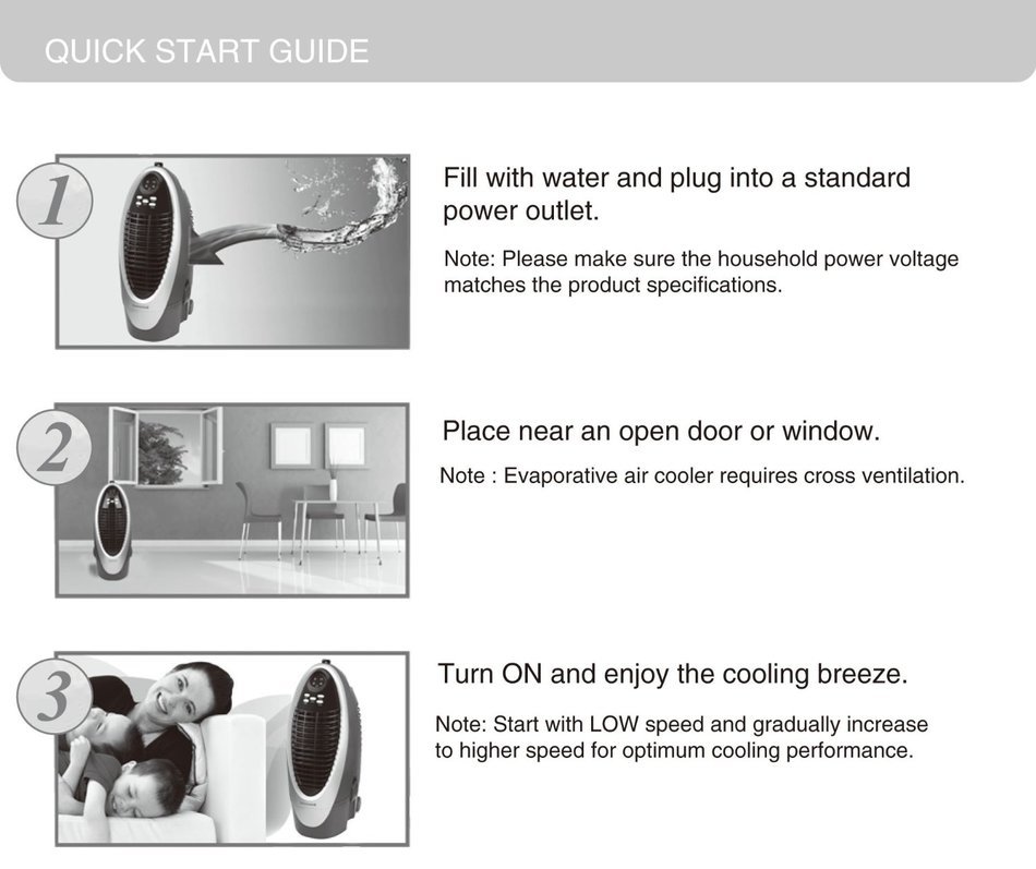 Honeywell CS10XE 21 Pt. Indoor Portable Evaporative Air Cooler with Remote Control, Silver/Grey N7
