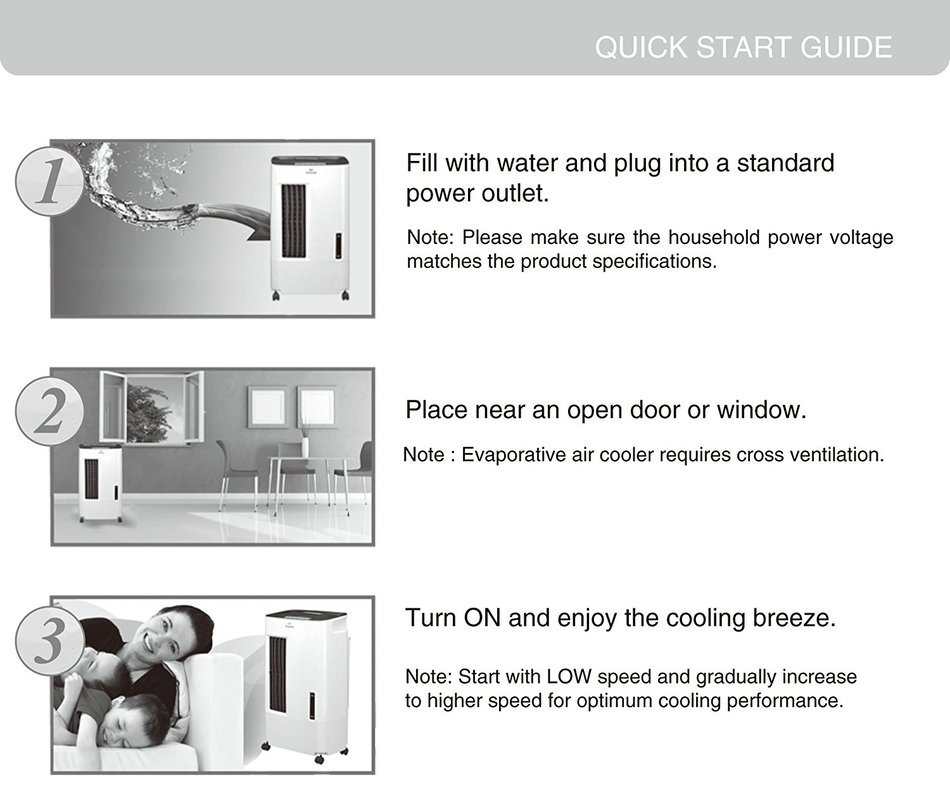 Honeywell CS10XE 21 Pt. Indoor Portable Evaporative Air Cooler with Remote Control, Silver/Grey N11