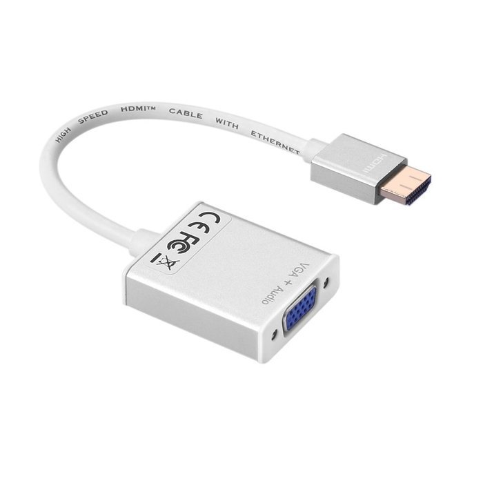 SIENOC 2 Packs Display Port DP Male to HDMI/F Connector Adaptor Pack of 2 Color Black N2