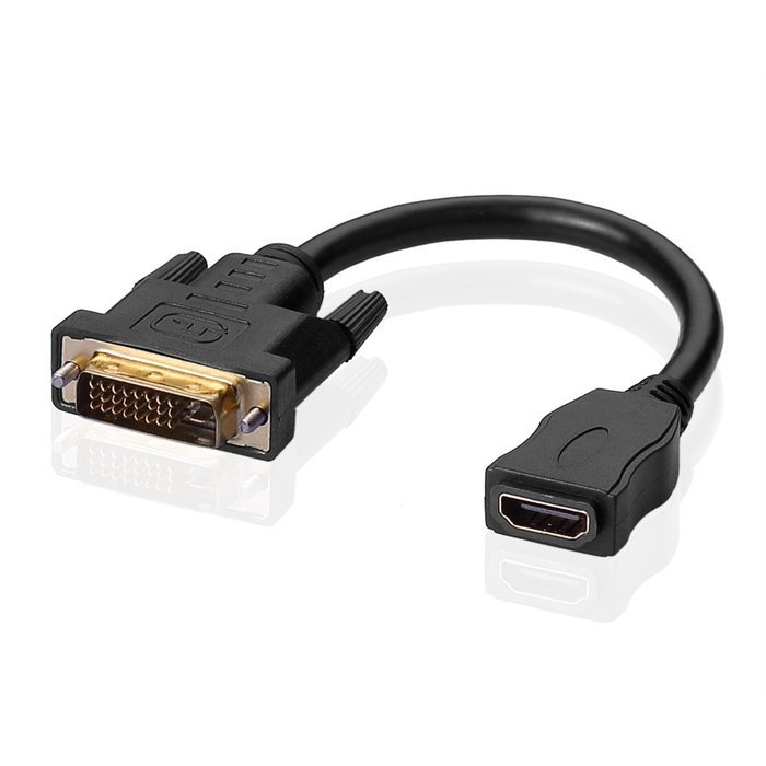 SIENOC 2 Packs Display Port DP Male to HDMI/F Connector Adaptor Pack of 2 Color Black N4