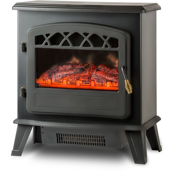 Warm House ORF-10340 Ottawa Retro-Style Floor-Standing Electric Fireplace N2