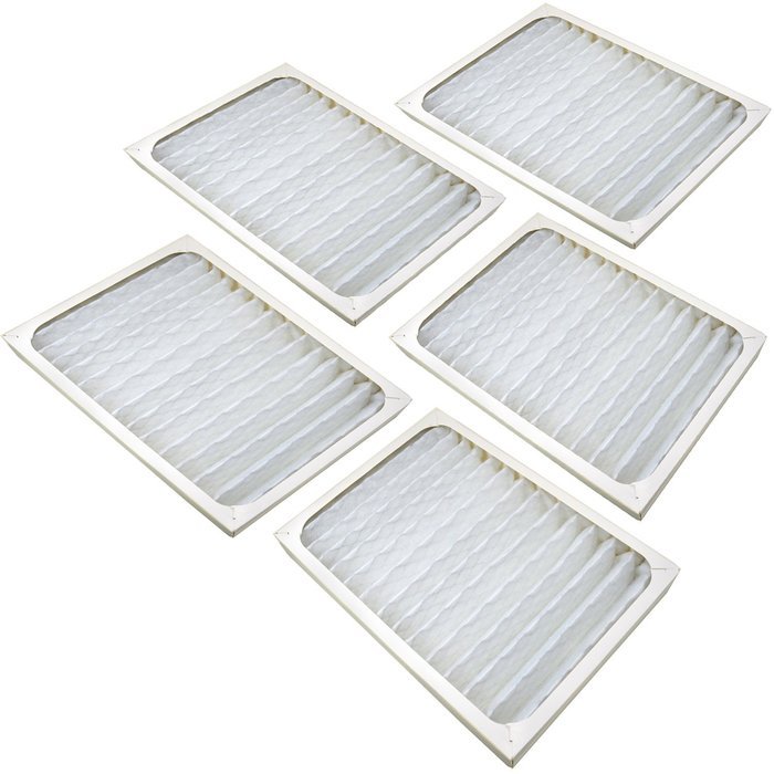 HQRP 5-pack Air Purifier Filter for Hunter 30928 Replacement fits HEPAtech Air Purifiers + HQRP Coaster