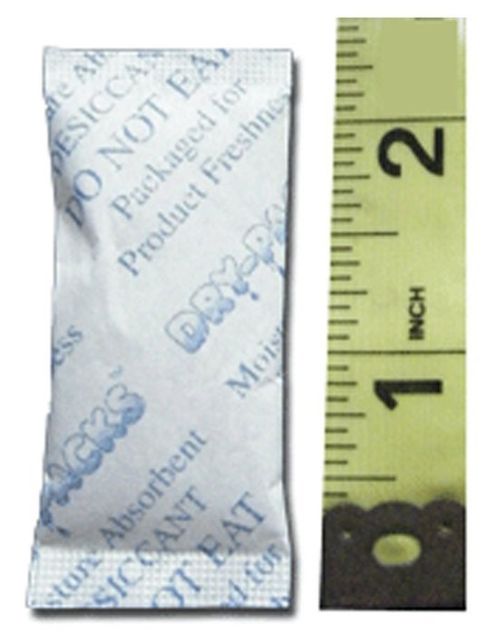 Dry-Packs 3gm Tyvek Silica Gel Packet, Pack of 50