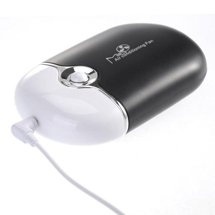 Welltop&reg; Mini Personal Fan Portable USB Rechargeable Mini Bladeless Handheld Air Conditioning Fan Bladeless Portable... N23