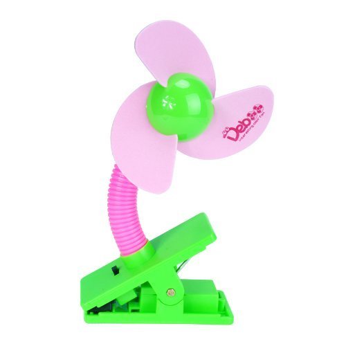 Baby Pushchair, Cot,Buggy & Pram Mini Safety Clip-on Fan (Pink) N2