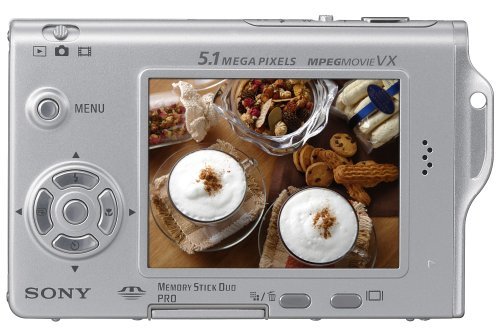 Sony Cybershot DSCT7 5.1MP Digital Camera with 3x Optical Zoom
