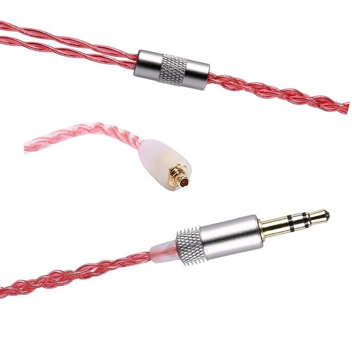 For SE215 SE425 SE535 SE846 UE900 Shure Headphone Replacement Cable 5N OCC Crystal Silver Plated DIY Cord for... N2