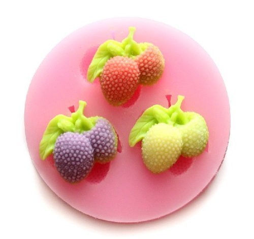 Wholeport Myrica Silicone Embossing Mold Fondant Lace Mould Fondant Cake Decoration Mould Polymer Clay Mould Resin...