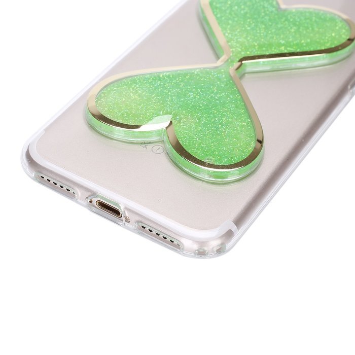 iPhone 7 Plus Case,Case for iPhone 7 Plus,ikasus Flowing Liquid Floating Hourglasses Love Heart Bling Glitter... N5