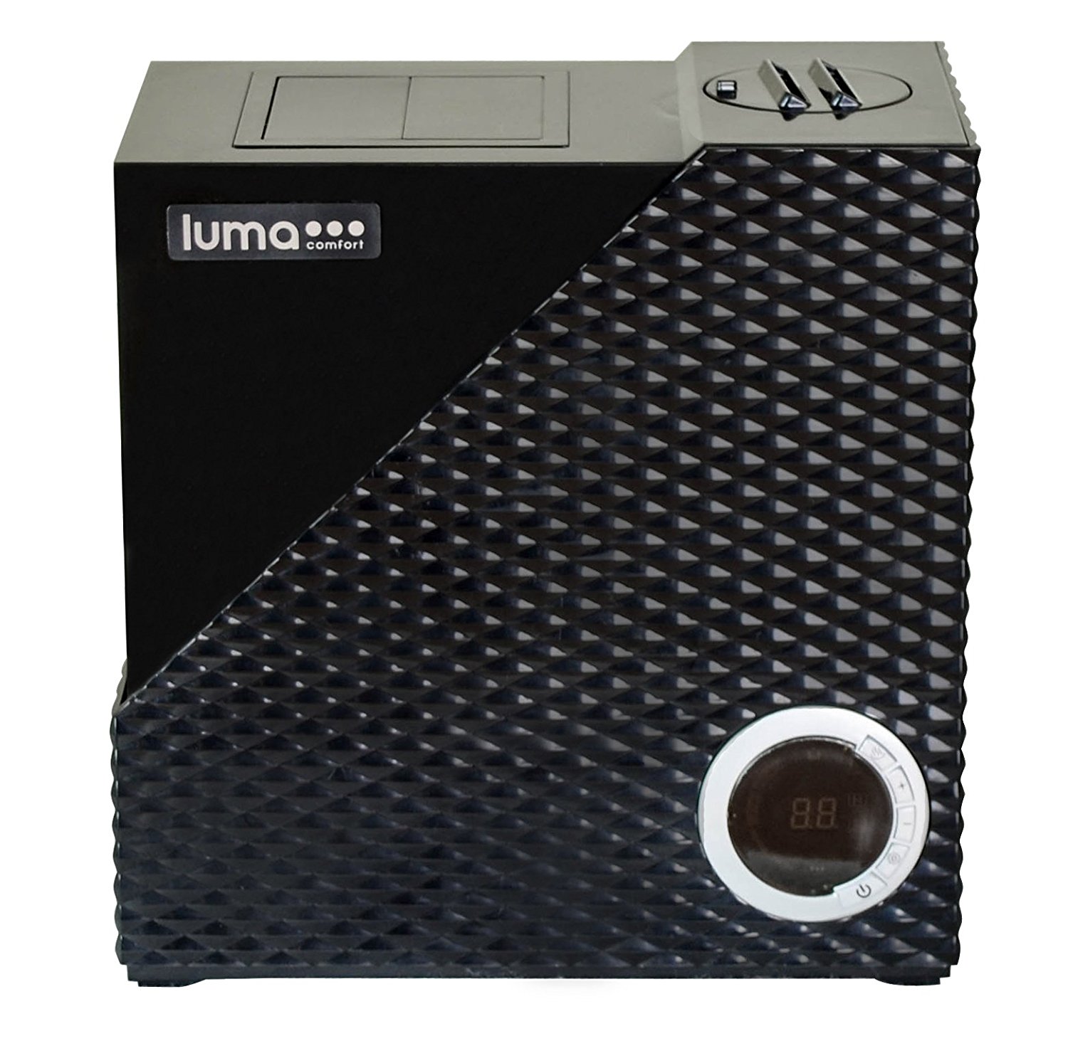 Luma Comfort HCW10B Cool & Warm Mist Humidifier, 2 Gallon Output and
