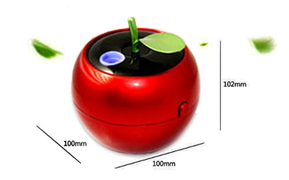 Ripafire Apple Shape Anion Humidifier Mini Usb Mist Air Humidifier Purifier For Bedrooms Living