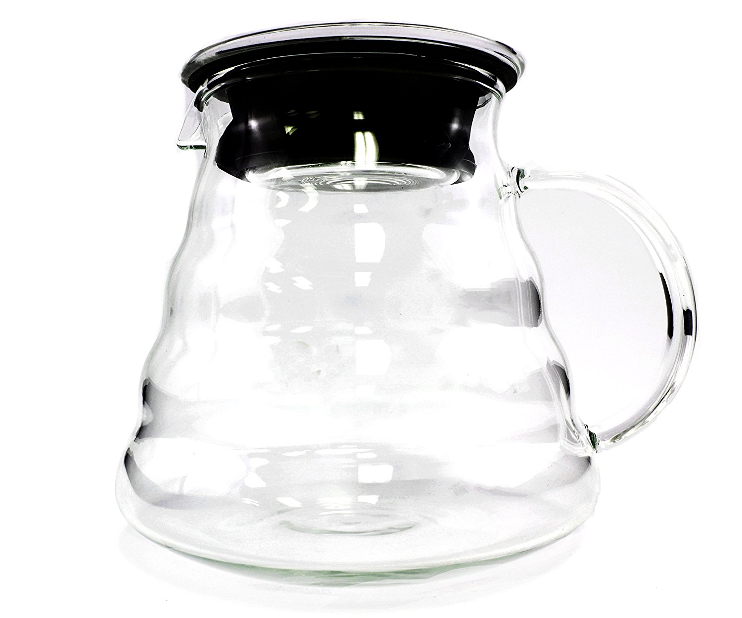 800ml glass pour over coffee carafe, high quality 800ml pour over glass