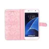 Galaxy S7 Case,Galaxy S7 Wallet Case, PHEZEN Bling Liquid Glitter Love Heart Floating 3D Hourglasses Luxury Pu... N17