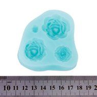 Joylive 1pc Silicon Rose Pattern Fondant Cake Sugarcraft Decorating Mold Mould Tools Random Color N5