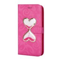 Galaxy S7 Case,Galaxy S7 Wallet Case, PHEZEN Bling Liquid Glitter Love Heart Floating 3D Hourglasses Luxury Pu... N23