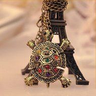 Charm Retro personality lovely Bohemia Turtle Pendant Necklace Chain Jewelry N5
