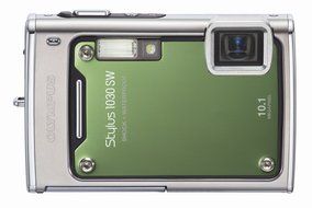 Olympus Stylus 1030SW 10.1MP Digital Camera with 3.6x Optical Wide Angle Zoom (Silver)