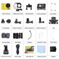 Andoer 2&quot; Ultra-HD LCD 4K 25FPS 1080P 60FPS Wifi Cam FPV Video Output 16MP Action Camera 170&deg;Wide-Angle Lens with...