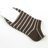KAKA(TM) Men's Summer Stripe Style Cotton Casual Deodorant Short Sports Socks 10 Pairs Mix Color Shipping N10