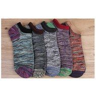 KAKA(TM) Men's Summer Stripe Style Cotton Casual Deodorant Short Sports Socks 10 Pairs Mix Color Shipping N11