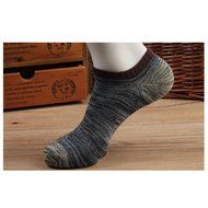 KAKA(TM) Men's Summer Stripe Style Cotton Casual Deodorant Short Sports Socks 10 Pairs Mix Color Shipping N12