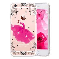 iPhone 6 Plus / 6S Plus Case,PHEZEN Beauty Butterfly Floral Flower Glitter Bling Crystal Rhinestone Diamond Clear... N8