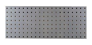 LocBoard LBS-3S Steel Square Hole Pegboard Strip, 30 x 12, Silver by LocBoard