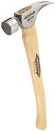 Stiletto REN19MC Steel 19 Milled Face Hammer with a Curved 18 Hickory Handle by Stiletto