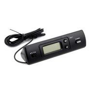 LADEY Mini Car Home Vehicle Digital LCD Thermometer Measuring Inside and Outside Temperature Meter C and F with...