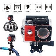Bay Valley Parts&reg;14MP Full HD 1080P Helmet Sports Action 30M Waterproof Car Camera WiFi Cam