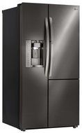 LG LSXS26366D 36" French Door Refrigerator with 26.1 cu. ft. Total Capacity, in Black Stainless Steel
