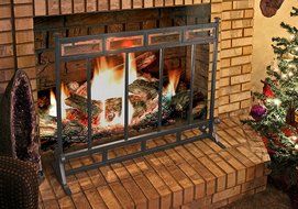 Pleasant Hearth FA617S Atticus Fireplace Screen N3