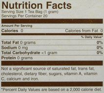 Swanson 100% Certified Organic Turmeric Tea -- 20 Bags (Three Boxes each of 20 Tea Bags)
