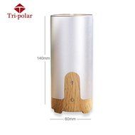 Tri-polar 50mlPortable Wood Grain Ultrasonic Mist Whisper-Quiet Vehicle-Mounted Aromatherapy Essential Oil Diffuser... N12