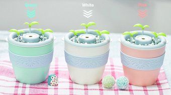 SPASENS Anion Ultrasonic USB Powered Flower Pot Humidifier N2