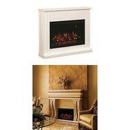 Complete Set Traditional Design Builders Mantel 36" 220V Builders Box Traditional