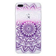 iPhone 7 Plus Case, PHEZEN Henna Mandala Floral Design [Scratch Resistant] Clear TPU Bumper Case Soft Rubber Gel... N34