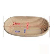 1x Oval Rattan Banneton Brotform Bread Proofing Proving Basket ,Sour Dough proofing, Artisan Bread by ifsecond
