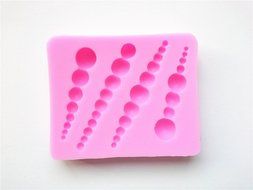 Wocuz W0222 Short Pearl Shaped Silicone Mould Fondant Mold Silicone Sugar Mini Mold Craft Molds DIY Cake Decorating N2