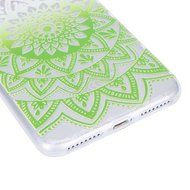 iPhone 7 Plus Case, PHEZEN Henna Mandala Floral Design [Scratch Resistant] Clear TPU Bumper Case Soft Rubber Gel... N41