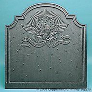 20.5" x 21.5" American Eagle Fireback