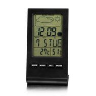 LinGear Thermo-hygrometer LCD Temperature Moisture Meter with Data Storage Function, Multi-functional Thermohygrometer... N6
