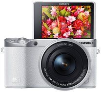 Samsung NX500 28 MP Wireless Smart Mirrorless Digital Camera with 16-50mm Power Zoom Lens (Brown) N6