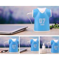 Polo Shirt Design Jersey Humidifier Cool-Mist 100ml Air USB Impeller Humidifier Mist Maker Fogger (Yellow) N3