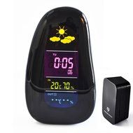 Wireless Weather Station - JVR H022 Cobblestone Color LED Wireless Weather Forecast Station with Remote Sensor... N3