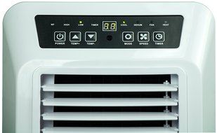 North Storm Portable Air Conditioner, 4-In-1 Heater, Fan, Dehumidifier, AC - 14,000 BTU - White N3